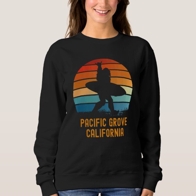 Sweatshirt Pacific Grove California Sasquatch (Devant)