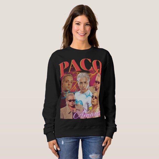 Sweatshirt PACO Amaroso Retro Bootleg Collage T-Shirt  (Devant entier)