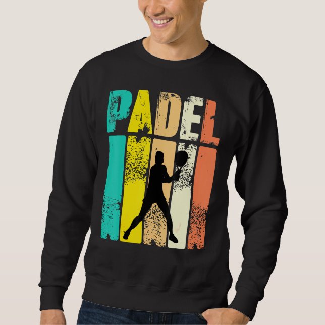 Sweatshirt Padel À Effet Vintage (Devant)