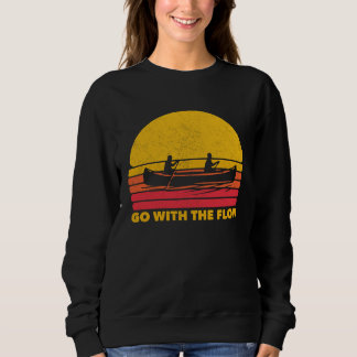 Sweatshirt Pagaie Canoë Méditation Flux Kayak