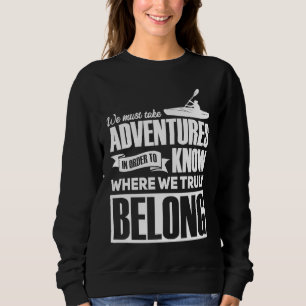 Sweatshirt Pagaie sport kayak canoë kayak
