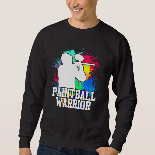 Sweatshirt Paintball Warrier Paintballer (Devant)