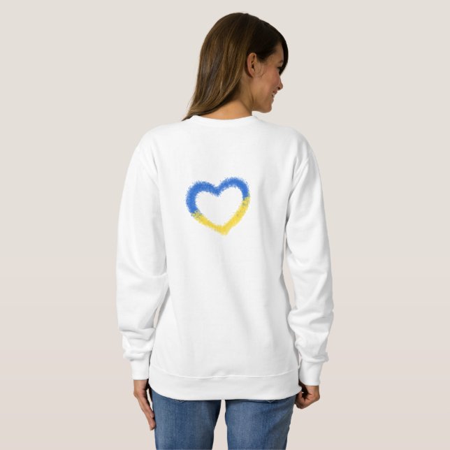 Sweatshirt Paix et guerre (Dos entier)