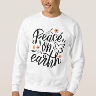 Sweatshirt Paix sur Terre Design Floral