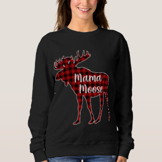 Sweatshirt Pajam Famille Correspondante De Buffle D'Oie Rouge