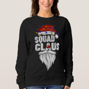 Sweatshirt Pajama de l'équipe de jumelage de la famille Claus