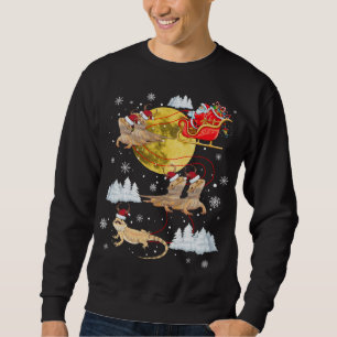 Sweatshirt Pajama de Noël des rennes de dragon à poils Père N