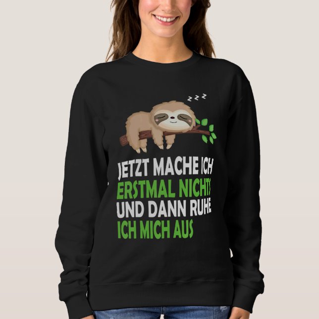 Sweatshirt Pajamas de nuit de Sloth (Devant)