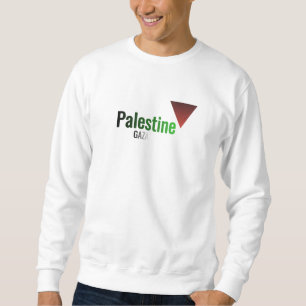 SWEATSHIRT "PALESTINE DANS MON COEUR, GAZA DANS MON ÂME"