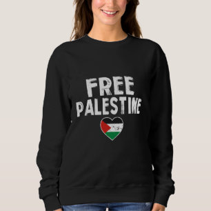 Sweatshirt Palestine Drapeau Libérez Gaza Palestinien Fier Fr