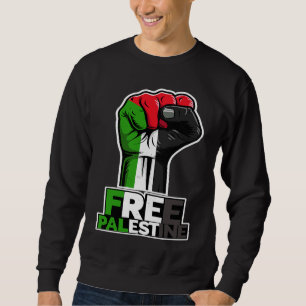 Sweatshirt Palestine Drapeau Palestinien Calligraphie Arabe G