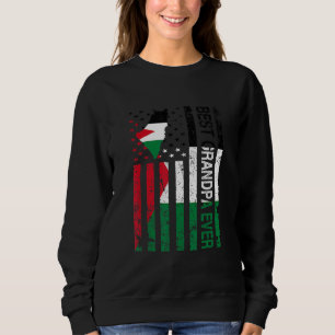 Sweatshirt Palestine Grand-pa Palestine États-Unis Père améri