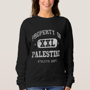 Sweatshirt Palestine Propriété Xxl Sport College Athletic Fun