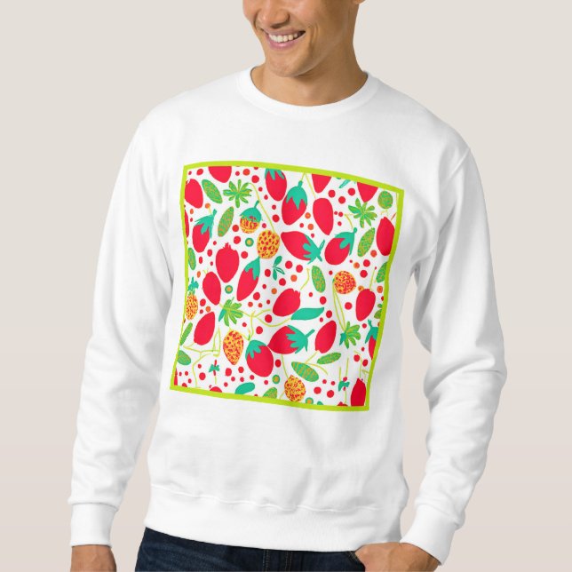 Sweatshirt Palette de fruits Vivid Motif (Devant)