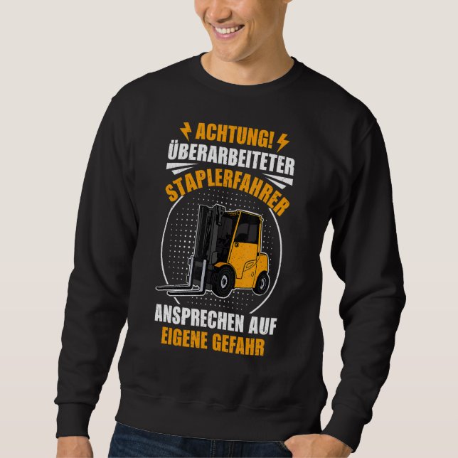 Sweatshirt Pallet Forklift Warecoleman Logisticien Dit (Devant)