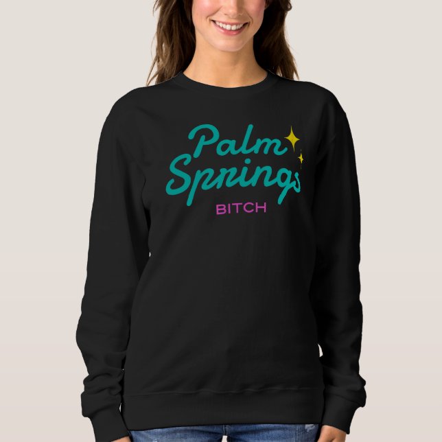 Sweatshirt Palm Springs Design (Devant)