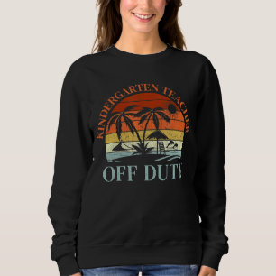 Sweatshirt Palm Tree Beach Coucher de soleil jardin d'enfants