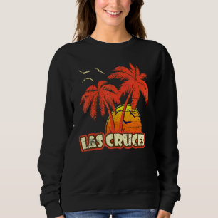 Sweatshirt Palmiers d'été de Las Cruces Coucher de soleil sur