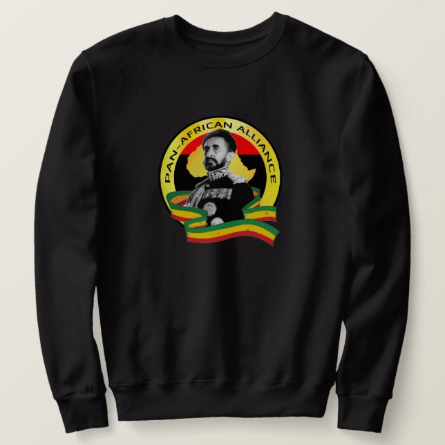Sweatshirt PAN-AFRICAN-Alliance Africa Jah Rastafari Sweater (Design devant)