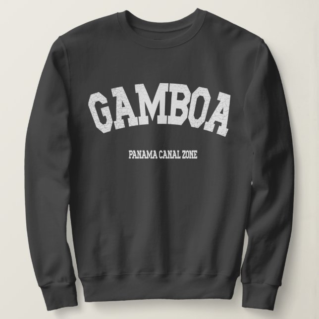 Sweatshirt Panama Canal Zone : Gamboa (Design devant)
