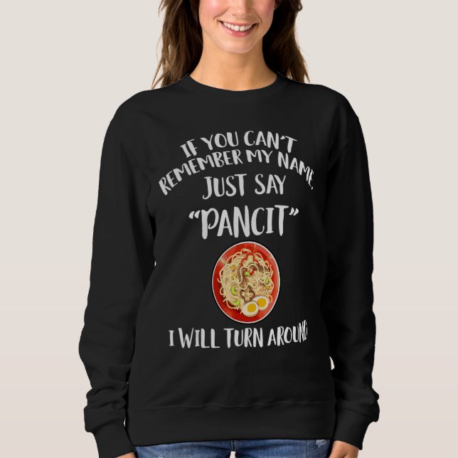 Sweatshirt Pancit Apparel  Meilleur  Pancit  Design (Devant)