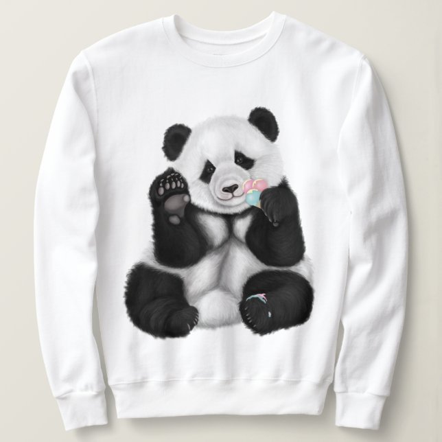 Sweatshirt Panda (Design devant)
