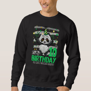 Sweatshirt Panda 10 ans 10e anniversaire fille garçon Panda B