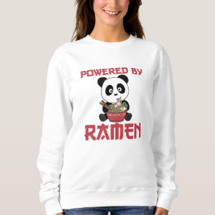 Sweatshirt Panda Alimenté Par Ramen Sweet Kawaii Noodles Ours