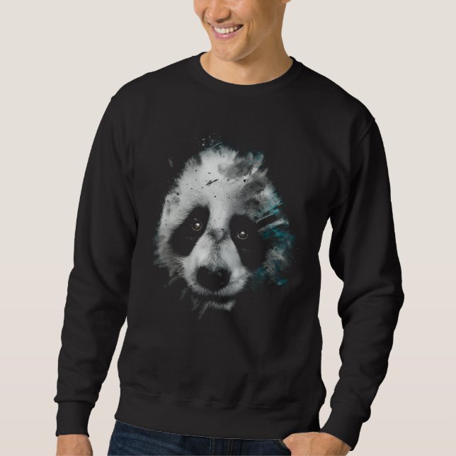 Sweatshirt Panda Art - Animal Panda (Devant)