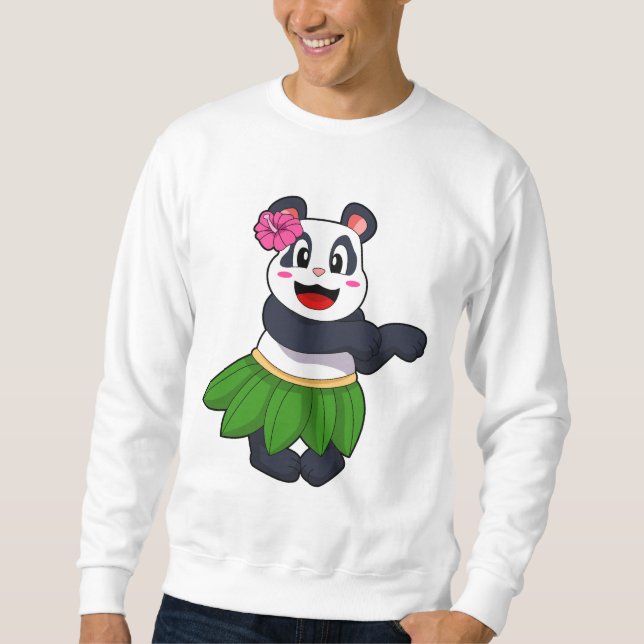 Sweatshirt Panda au ballet danse (Devant)