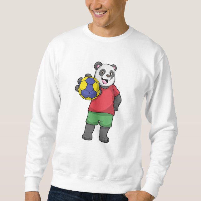 Sweatshirt Panda avec Handball Sports (Devant)
