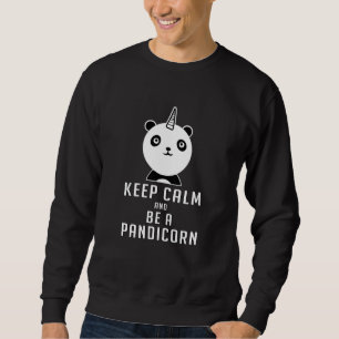 Sweatshirt Panda Bear Pandicorne Garder Calm amusant Idée cad