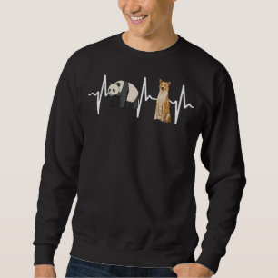 Sweatshirt Panda Canaan Chien Heartbeat Chien