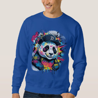 Sweatshirt Panda Coloré