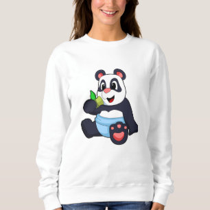 Sweatshirt Panda comme bébé avec Bambus