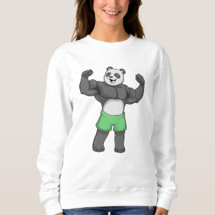 Sweatshirt Panda en Bodybuilder au Bodybuilding