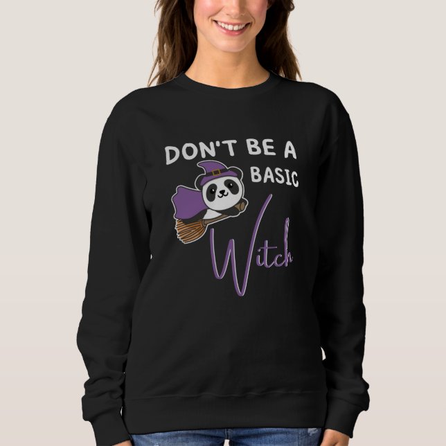 Sweatshirt Panda Halloween (Devant)