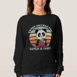 Sweatshirt Panda Mais Premier Ramen Sweet Kawaii Noodas Panda