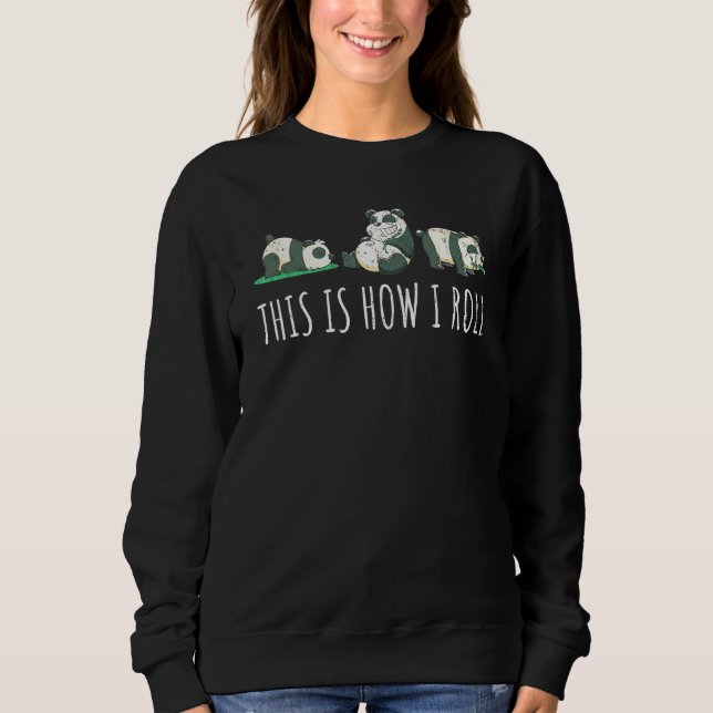 Sweatshirt Panda Ours Faune Forêt Animal Panda Panda (Devant)
