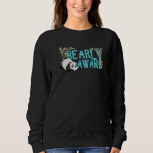 Sweatshirt Panda paresseux chinois mangeant des animaux de ba