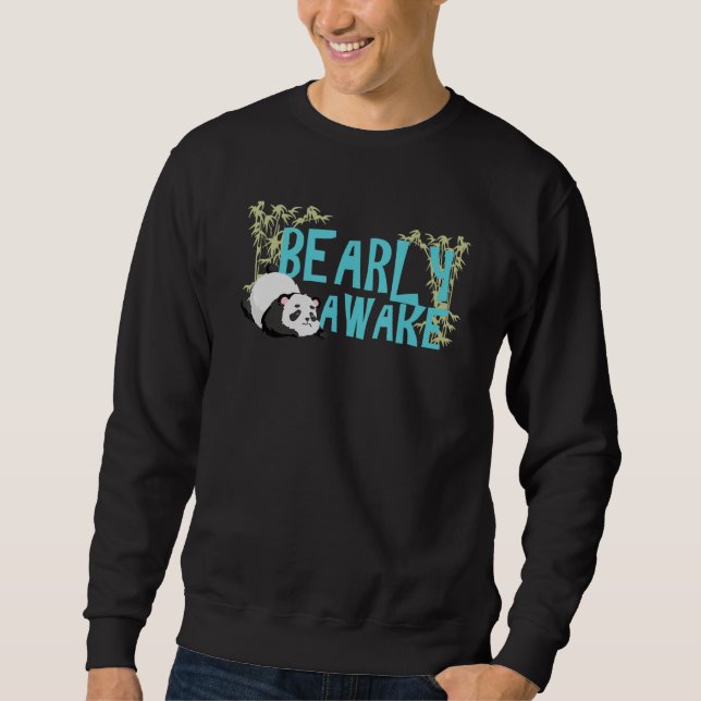 Sweatshirt Panda paresseux chinois mangeant des animaux de ba (Devant)