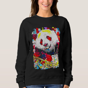 Sweatshirt Panda Pop Art