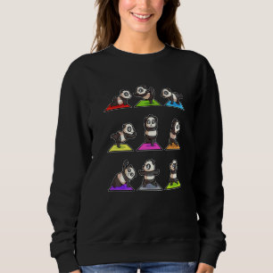Sweatshirt Panda Postes de Yoga Sport Gymnastique Ohmmm Batte