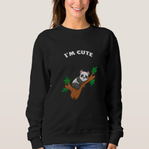 Sweatshirt Panda Relaxing - Je suis mignonne
