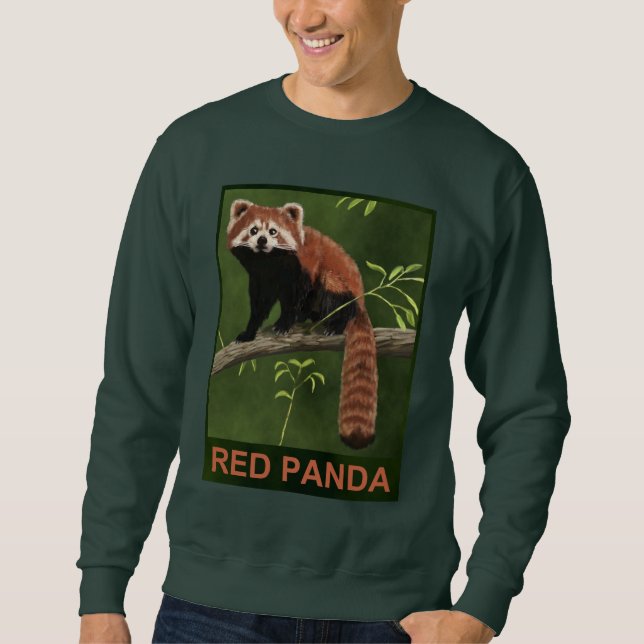 Sweatshirt Panda rouge (Devant)