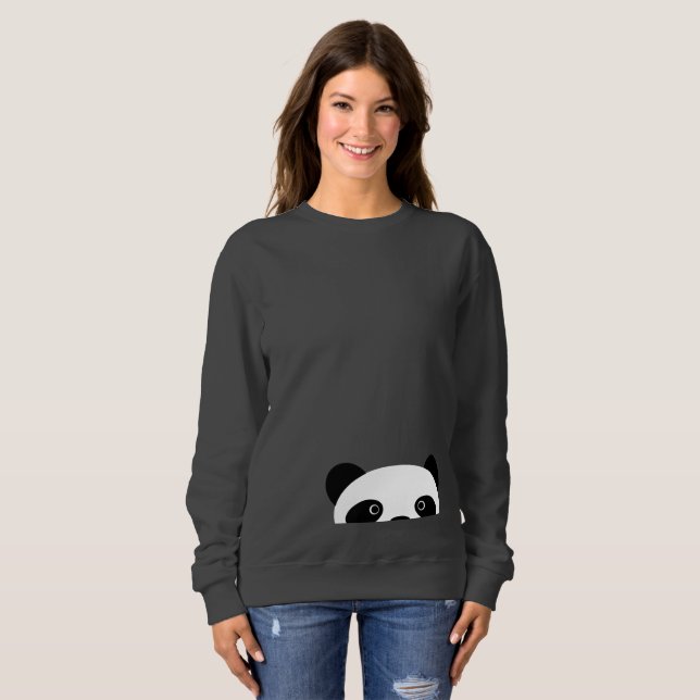 Sweatshirt Panda semi-transparent (Devant entier)