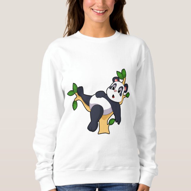 Sweatshirt Panda sur arbre (Devant)