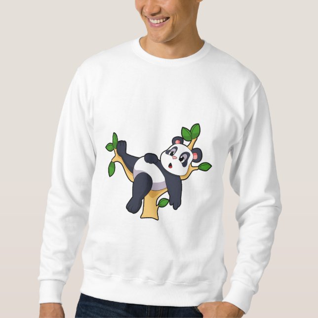 Sweatshirt Panda sur arbre (Devant)