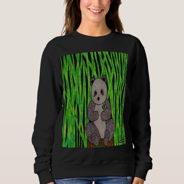 Sweatshirt Panda (vif) - Sweat-shirt pour femmes (Devant)