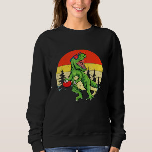 Sweatshirt Panier de golf à disque Dinosaure Rex Frisbee Enfa